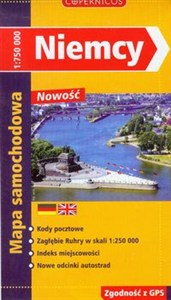 Obrazek Niemcy mapa samochodowa