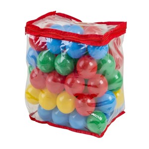 Obrazek Piłki basenowe 7cm 90szt MIX