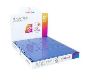 Picture of Gamegenic:18-Pocket Pages Sideloading-Blue(50szt)