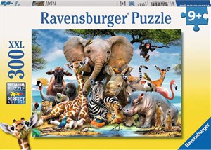 Obrazek Puzzle Afrykańscy przyjaciele 300 XXL