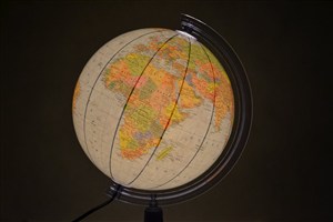 Obrazek Globus 250 polityczny podświetlany