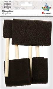 Picture of Pędzle gąbkowe płaskie mix 4szt