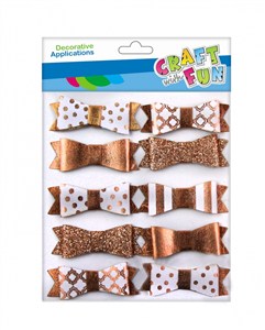 Picture of Kokardka samoprzylepna złota 10szt