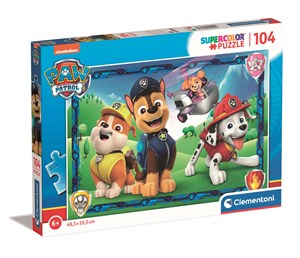 Obrazek Puzzle 104 super kolor Paw patrol 27177