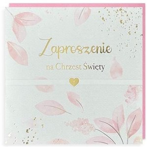 Obrazek Zaproszenie Chrzest 5szt