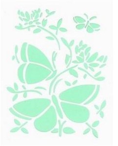 Picture of Szablon Silhouette Trzy motyle