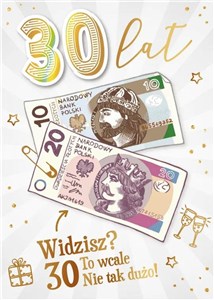 Picture of Karnet Urodziny 30