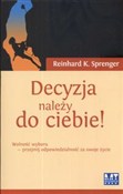 polish book : Decyzja na... - Reinhard K. Sprenger