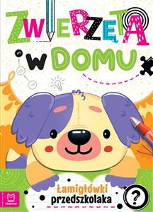 Picture of Zwierzęta w domu Łamigłówki przedszkolaka