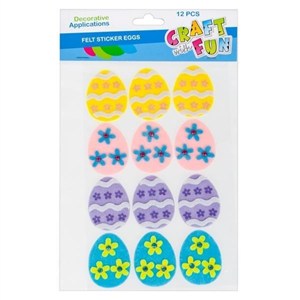 Picture of Naklejki filcowe pisanki 12szt