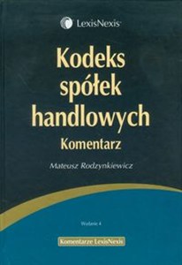 Picture of Kodeks spółek handlowych Komentarz